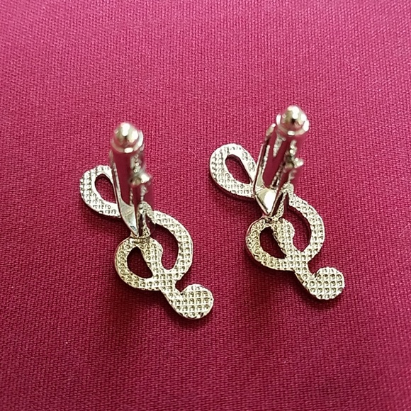 🦋4 for $20, or as marked. 💥LAST ONE💥 NWT Silver Tone Musical Cuff Links - Picture 5 of 5